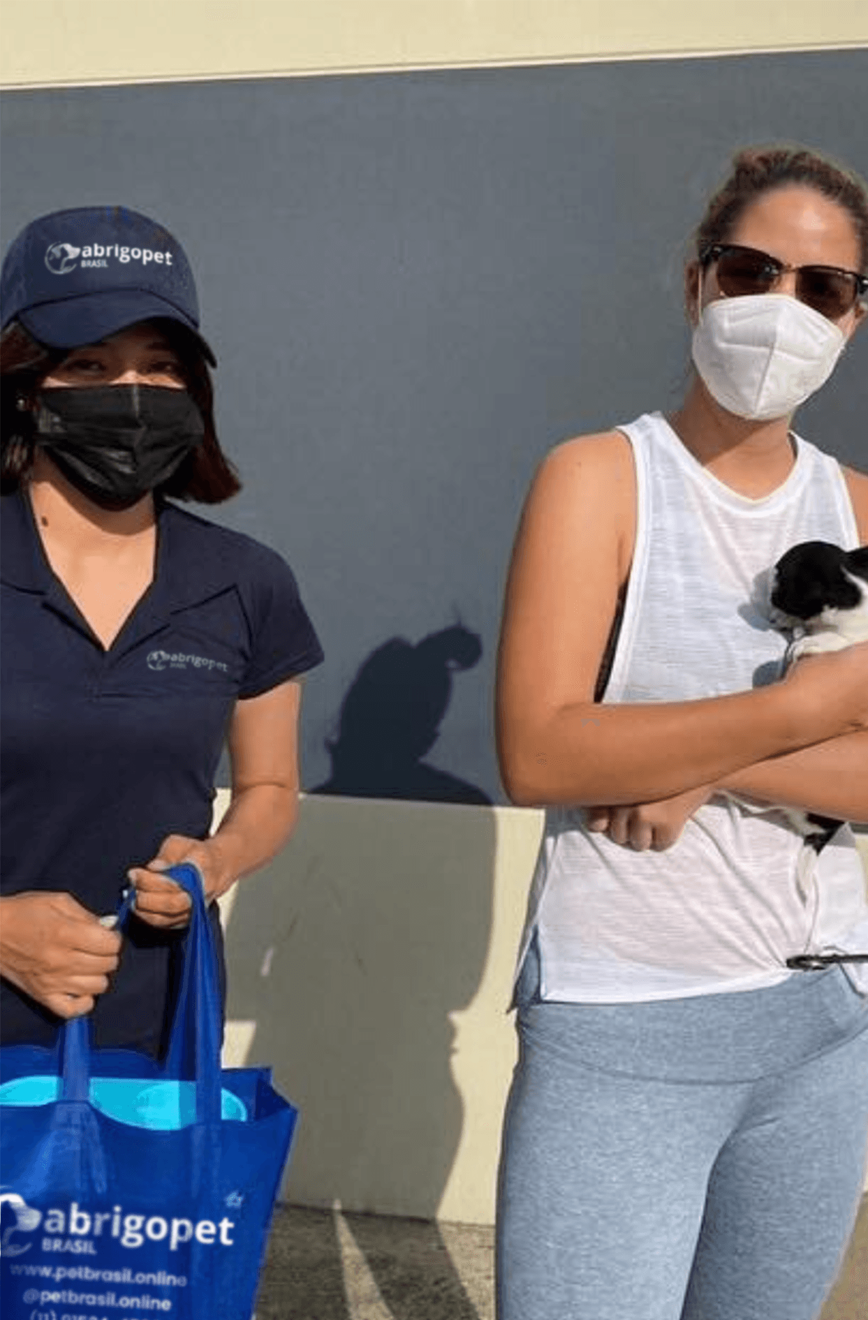 Nossa equipe fazendo entregas na época da pandemia...